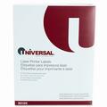Universal Battery Universal Laser Printer Permanent Labels 2-5/8 x 1 White, 7500PK 80120